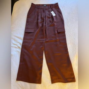 Express Satin Cargo pants